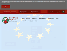 Tablet Screenshot of liceodantealighieri.it